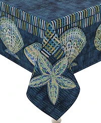 Laural Home Embellished Shells Tablecloth, 70" x 144"