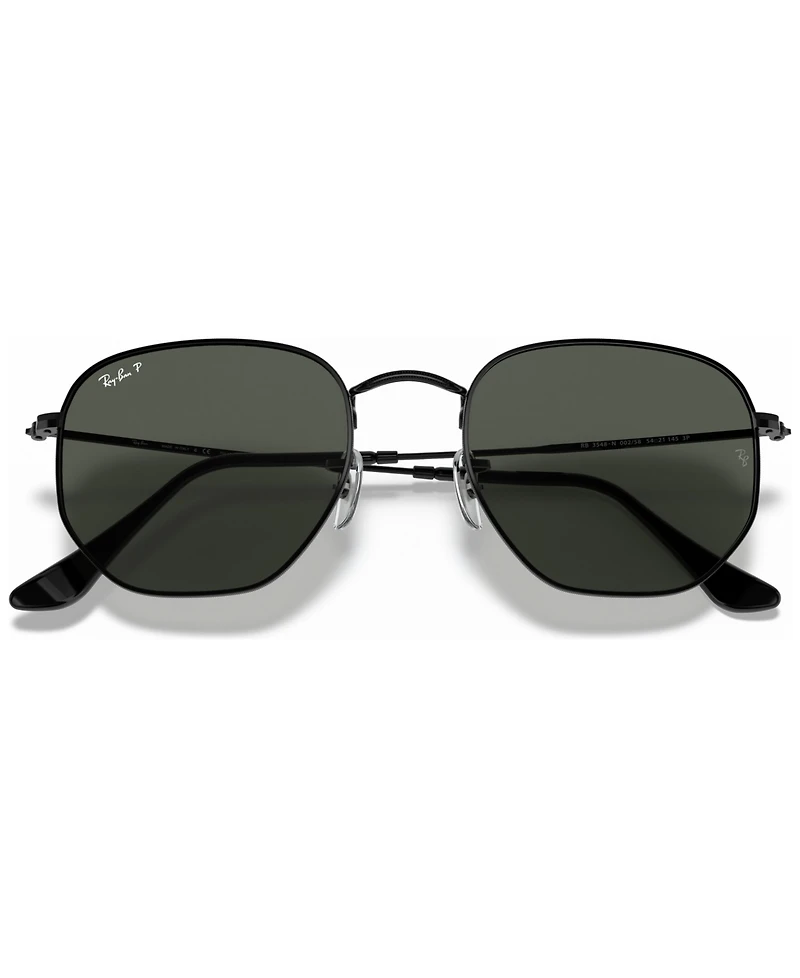 Ray-Ban Unisex Polarized Sunglasses, RB3548N Hexagonal Washed Evolve