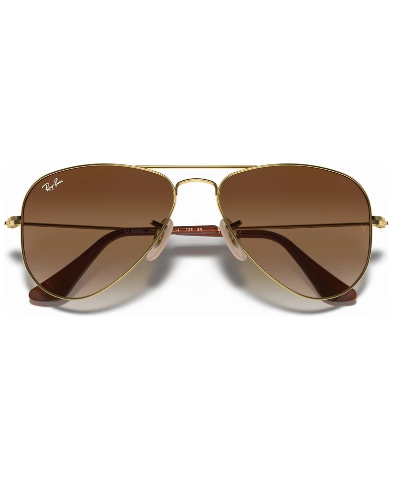 Ray-Ban Jr. Kids Sunglasses, RJ9506S Aviator (ages 4-6)