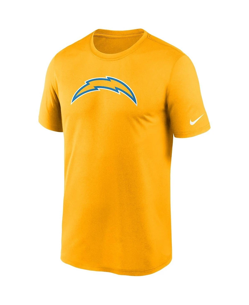Men's Nike Gold Los Angeles Chargers Logo Essential Legend Performance T-shirt