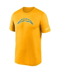 Men's Nike Gold Los Angeles Chargers Logo Essential Legend Performance T-shirt
