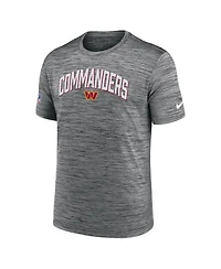 Men's Nike Gray Washington Commanders Velocity Athletic Stack Performance T-shirt