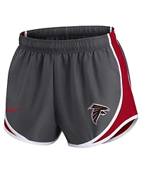 Women's Nike Charcoal Atlanta Falcons Logo Performance Tempo Shorts