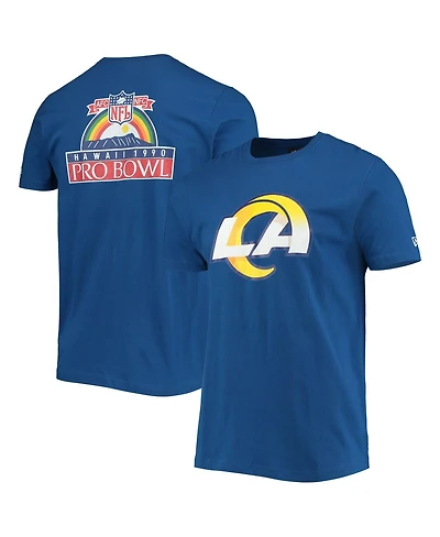 Men's New Era Royal Los Angeles Rams 1990 Pro Bowl T-shirt