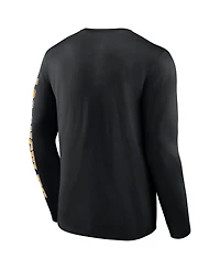 Men's Fanatics Black Los Angeles Rams Super Bowl Lvi Champions Hometown Audible Long Sleeve T-shirt