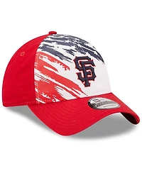 Men's New Era Red San Francisco Giants 2022 4Th Of July 9TWENTY Adjustable Hat