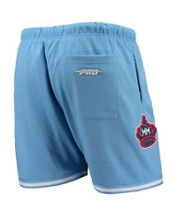 Men's Light Blue Miami Marlins City Edition Mesh Shorts