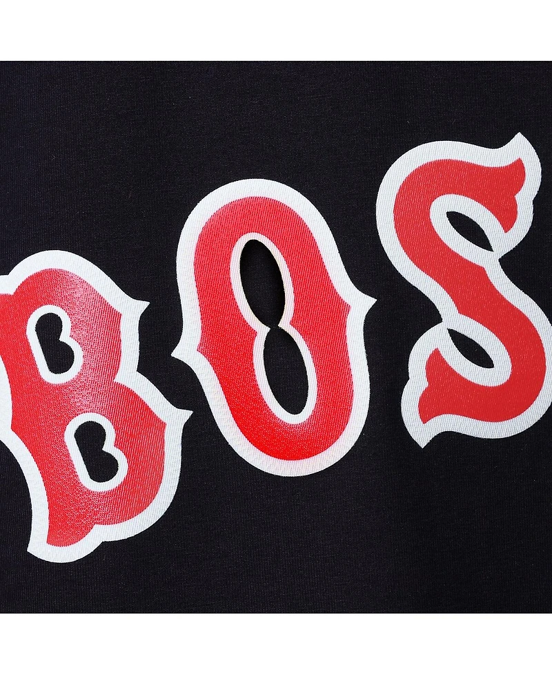 Men's Pro Standard Navy, Red Boston Red Sox Taping T-shirt