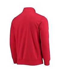 Men's Starter Red Atlanta Falcons Heisman Quarter-Zip Jacket