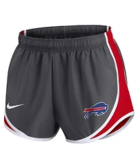 Women's Nike Charcoal Buffalo Bills Plus Logo Performance Tempo Shorts