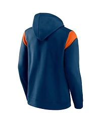 Men's Fanatics Navy Chicago Bears Call The Shot Pullover Hoodie