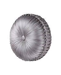 J Queen New York Luxembourg Tufted Decorative Pillow, 15" Round