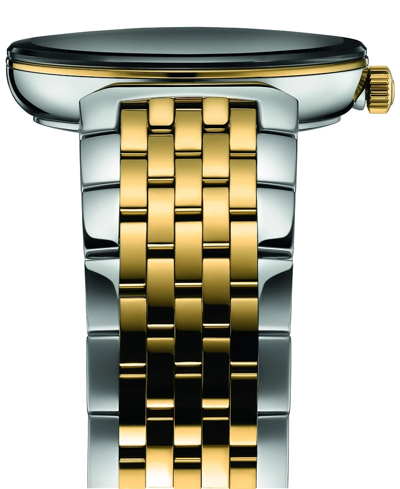 Rado Women's Swiss Florence Classic Diamond Accent Two Tone Stainless Steel Bracelet Watch 30mm