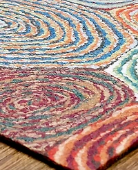 Liora Manne' Visions Iii Giant Swirls 5' x 8' Outdoor Area Rug