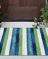 Liora Manne Visions Ii Painted Stripes Area Rug
