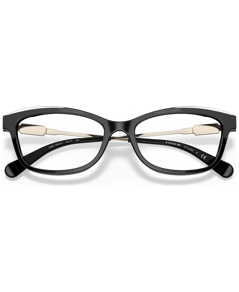 Coach Women's Rectangle Eyeglasses HC6163