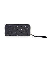 Lodis Women's Aria Accordian Zip Around Wallet with Studs