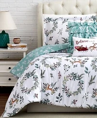 Southshore Fine Linens Happy Holidays Reversable 6 Piece Comforter Set