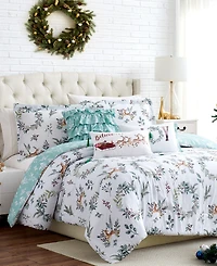 Southshore Fine Linens Happy Holidays Reversible 6-Pc. Comforter Set