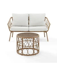 Juniper 2 Piece Outdoor Wicker Conversation Set