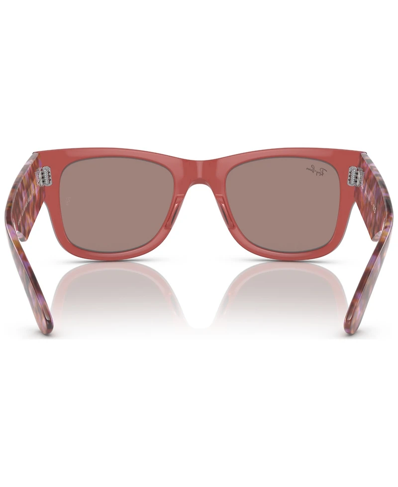 Ray-Ban Mega Wayfarer 52 Unisex Low Bridge Fit Sunglasses