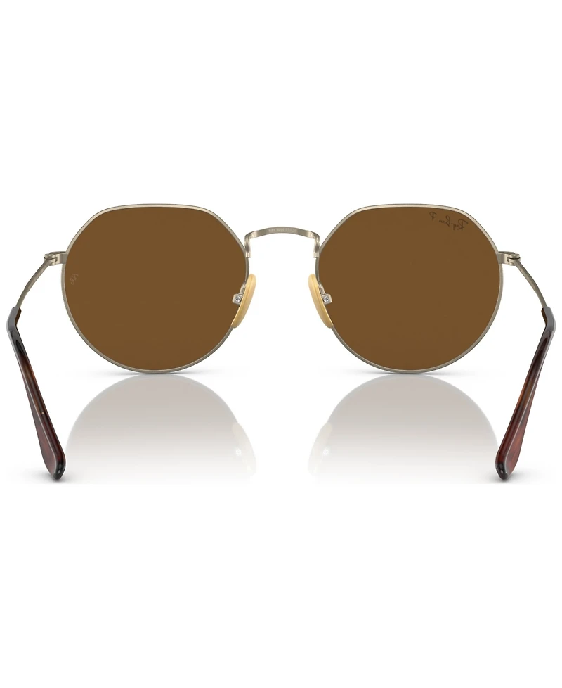 Ray-Ban Unisex Titanium Polarized Sunglasses, RB8165