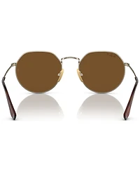 Ray-Ban Unisex Titanium Polarized Sunglasses, RB8165