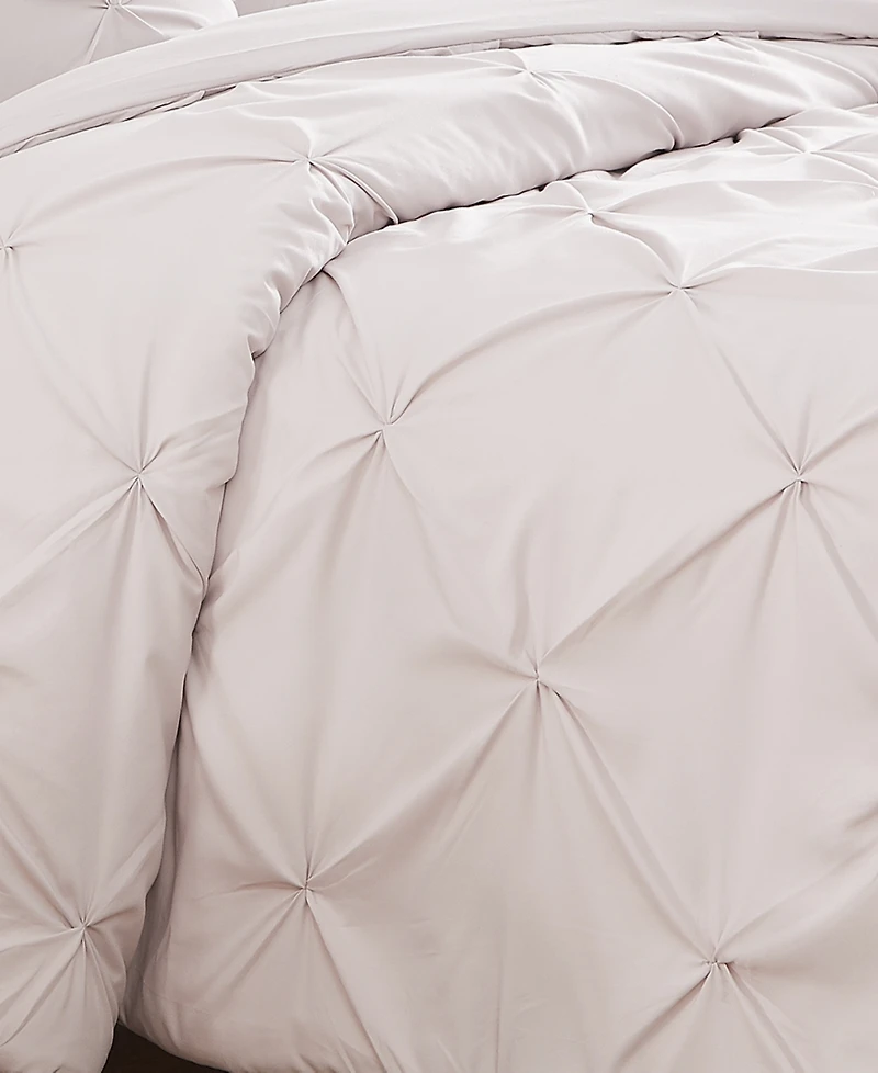 Southshore Fine Linens Pintuck Piece Duvet Cover Set