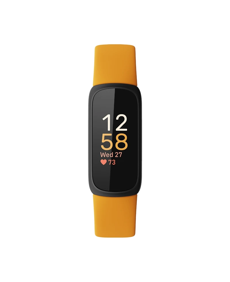 Fitbit Inspire 3 Morning Glow Wellness Tracker Watch, 19.5mm