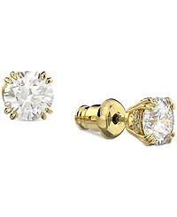 Swarovski Silver-Tone Constella Crystal Stud Earrings