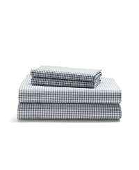 Lauren Ralph Lauren Sloane Checked Antimicrobial 4-Pc. Sheet Set, Queen
