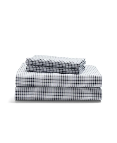 Lauren Ralph Lauren Sloane Checked Antimicrobial 4-Pc. Sheet Set, California King