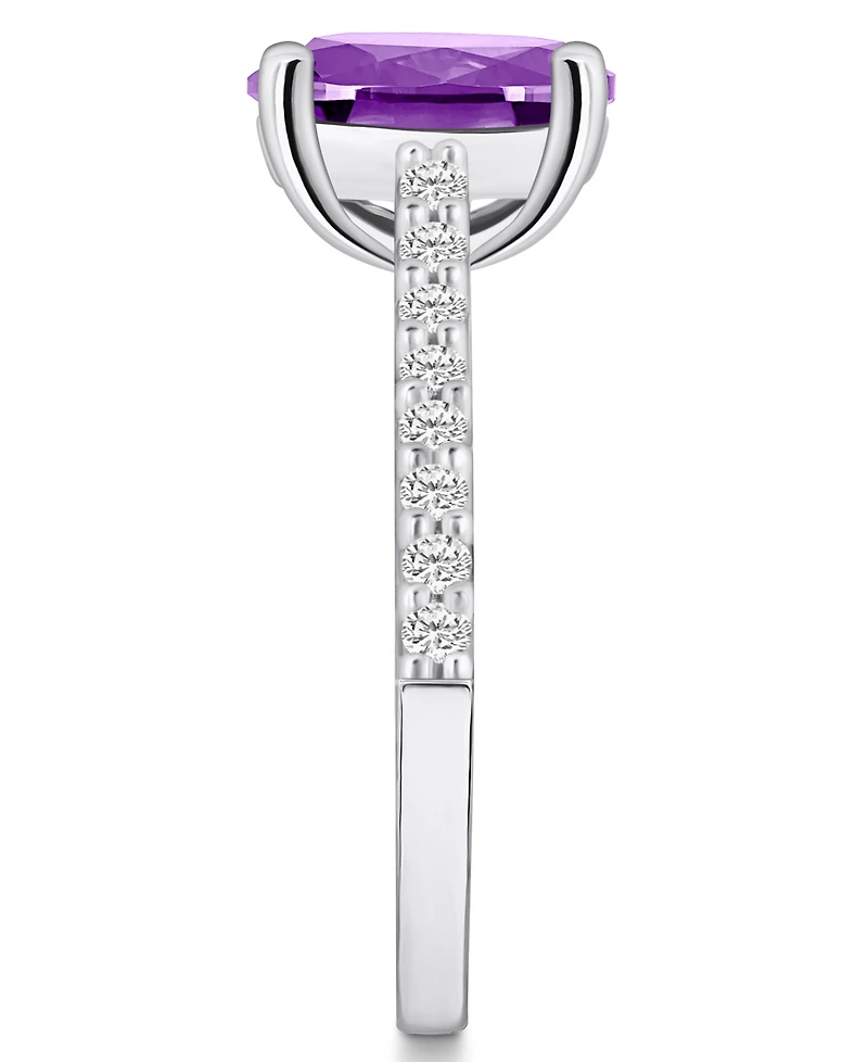 Macy's Amethyst (2-1/2 ct. t.w.) and Diamond (1/4 Ring 14K Gold