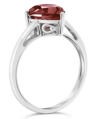 Macy's Garnet (3-1/3 ct. t.w.) Ring 14K White Gold