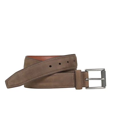 Johnston & Murphy Men's Casual Oiled Leather Belt