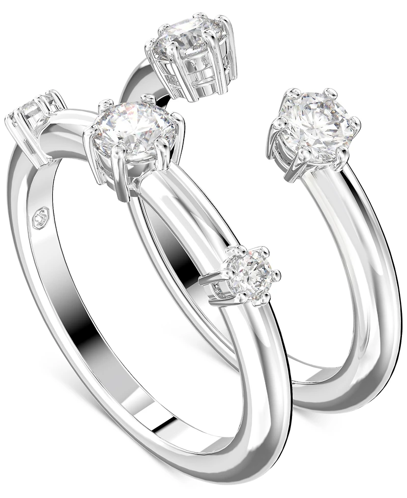 Swarovski 2-Pc. Set Constella Crystal Ring