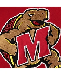 Big Boys Stadium Athletic Red Maryland Terrapins Logo Pullover Hoodie