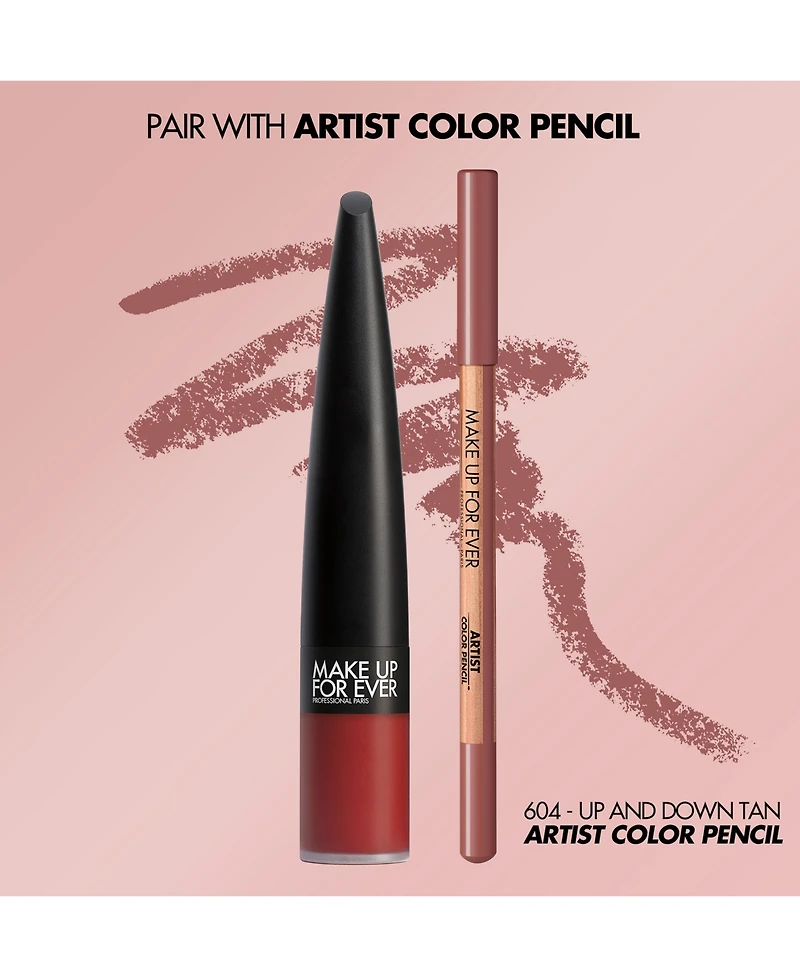 Make Up For Ever Rouge Artist Matte 24HR Power Last Liquid Lipstick