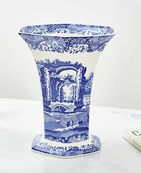Spode Blue Italian Hexagonal Vase