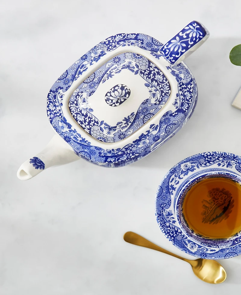 Spode Blue Italian Teapot