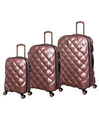 it Luggage St Tropez Trois 30" Hardside Checked 8 Wheel Expandable Spinner