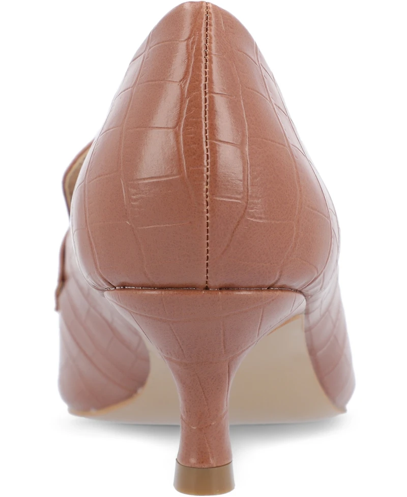 Journee Collection Women's Celina Kitten Heel Loafers