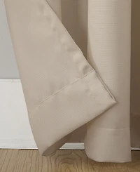 Valerie Heathered Texture Semi-Sheer Grommet Curtain Panel