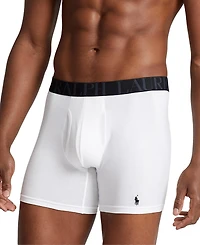 Polo Ralph Lauren Men's 3-Pack Classic Stretch Boxer Briefs