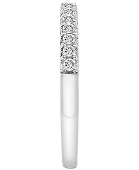 Diamond Half Circle Wedding Band (1/4 ct. t.w.) Platinum