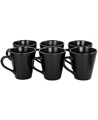 Elama Mateo Gold-Tone Mugs, Set of 6
