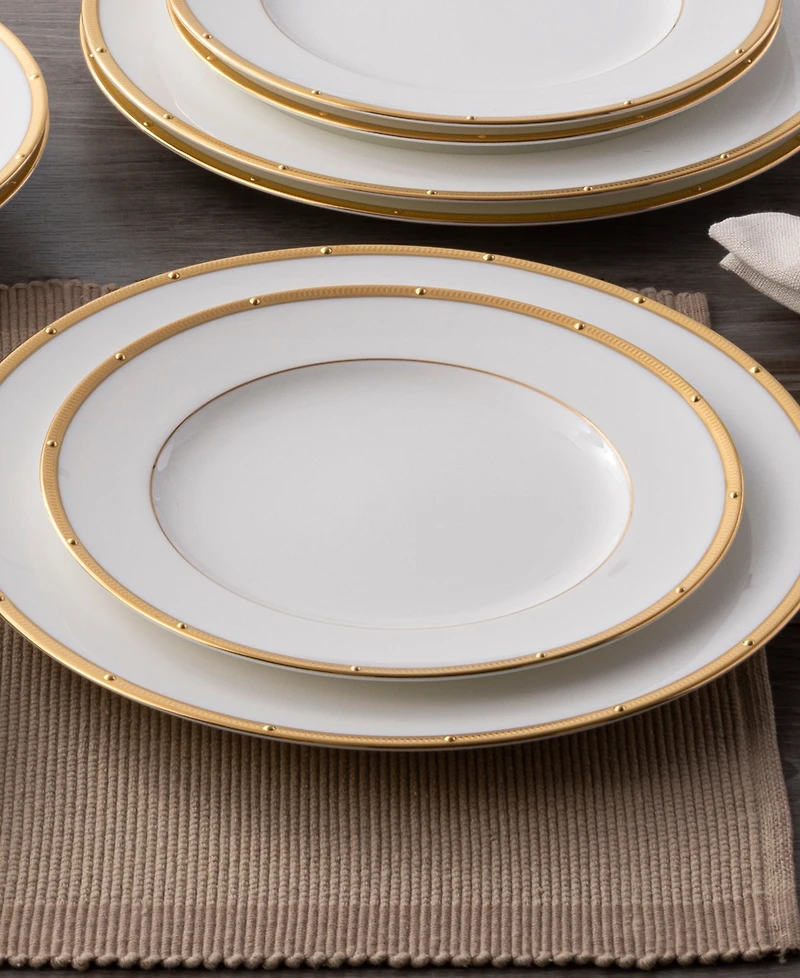 Noritake Rochelle Gold Set of 4 Salad Plates, Service For 4