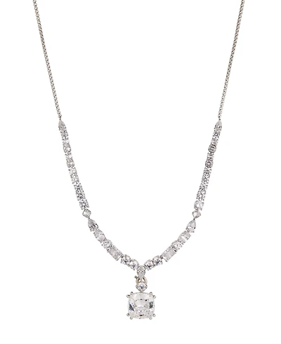 Eliot Danori Statement Drop Necklace in Silver-Tone