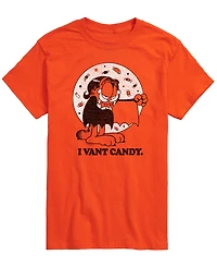 Airwaves Men's Garfield I Vant Candy T-shirt