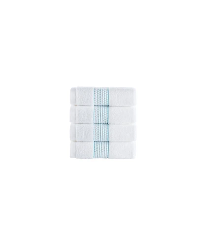 B by Brooks Brothers Rope Stripe Border Piece Turkish Cotton Wash Towel Set
